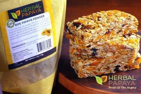 Papaya Citrus Nutritional Snack Bar Recipe | Herbal Goodness | Herbal Goodness
