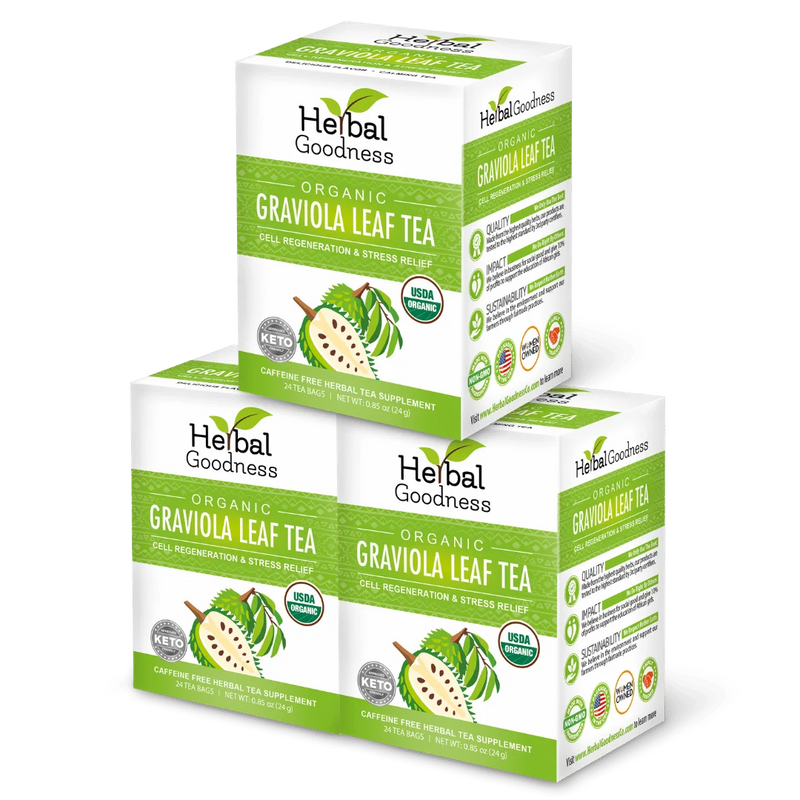 Organic Graviola Leaf Tea · 3-Pack