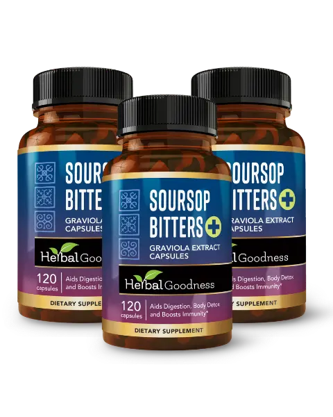 Soursop Bitters Graviola Capsules · 3-Pack