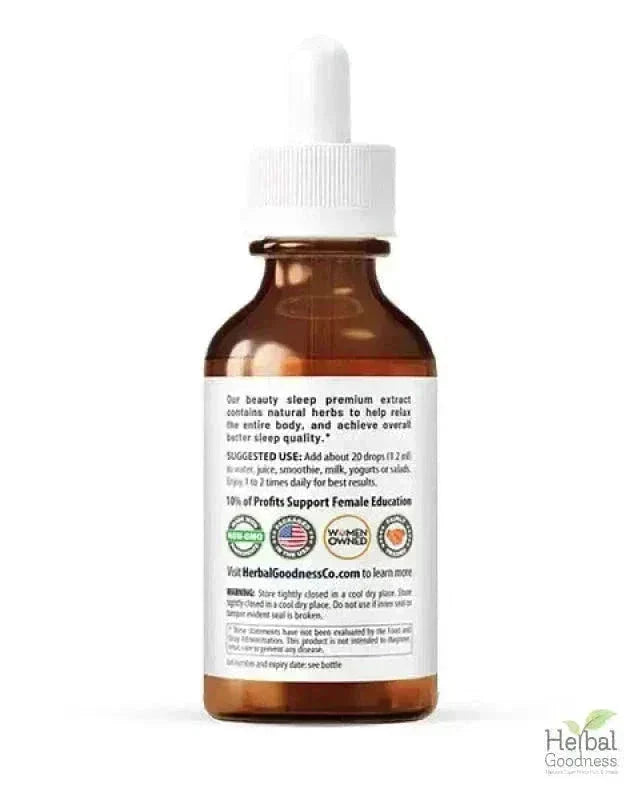 Sleep in Beauty - 2fl.oz - Plant Based - Dietary Supplement Liquid Extract Herbal Goodness
