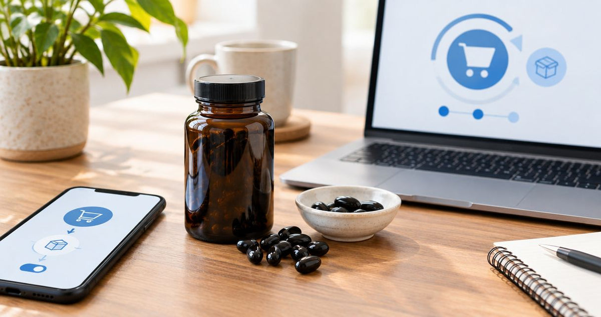 How to connect black seed oil capsules to Amazon Subscribe and Save
