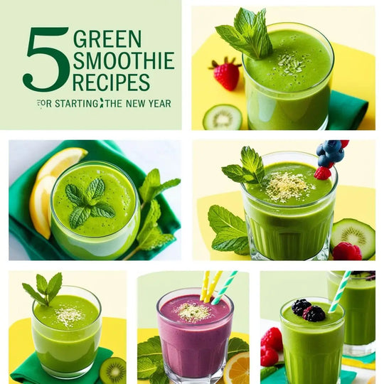 5 Green Smoothie Recipes to Start Off the New Year  | Herbal Goodness