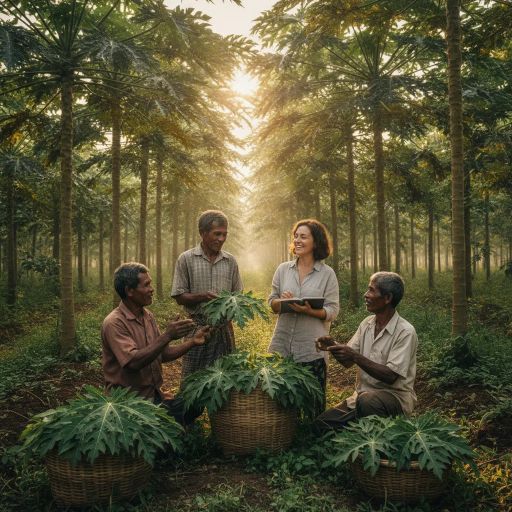 Partnering with Papaya Leaf Growers: A Practical Guide for Small Brands and Makers_featured_image
