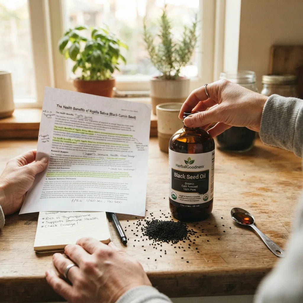 Is Black Seed Oil Worth Taking? A Practical, Evidence‑Aware Guide to Research, Labels, and Personal Tracking_featured_image
