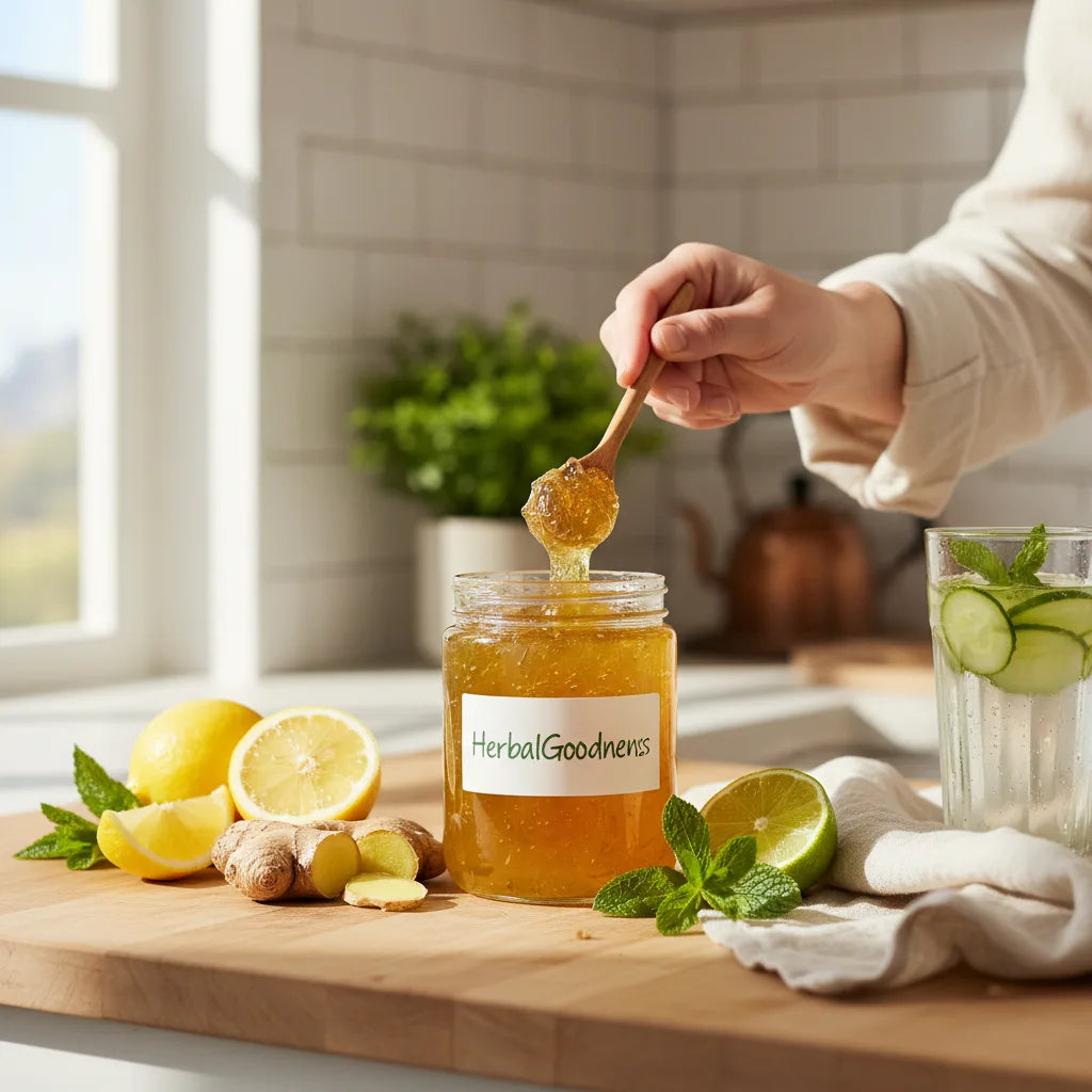 Morning kitchen prep with sea moss gel