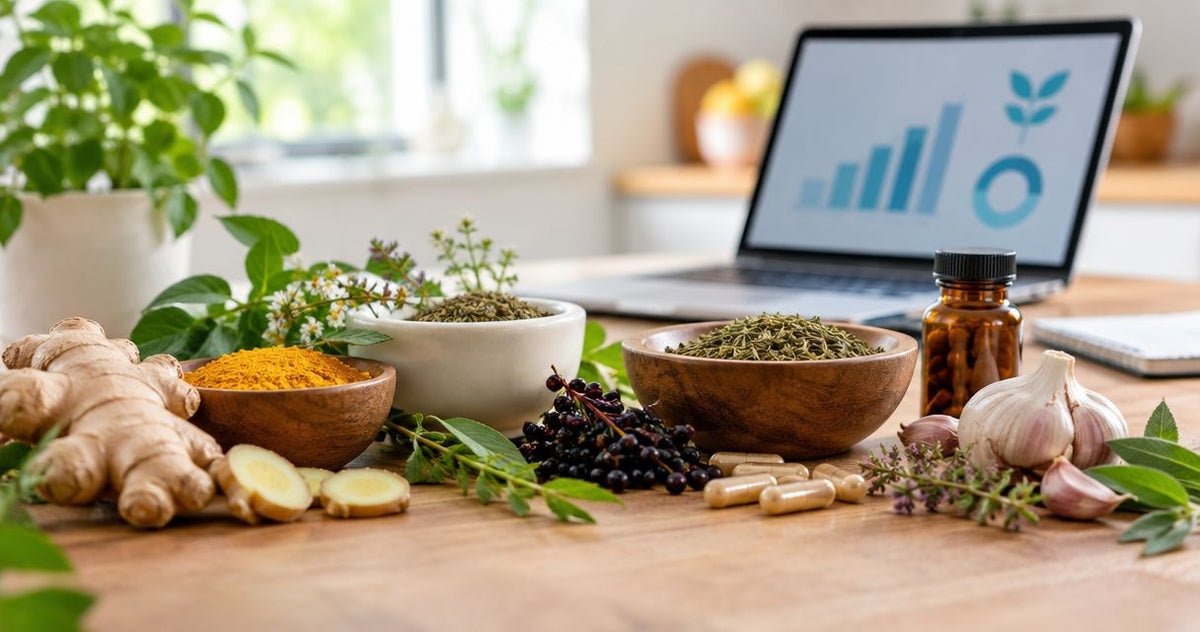 Most searched immune-support herbs in 2026: demand benchmark