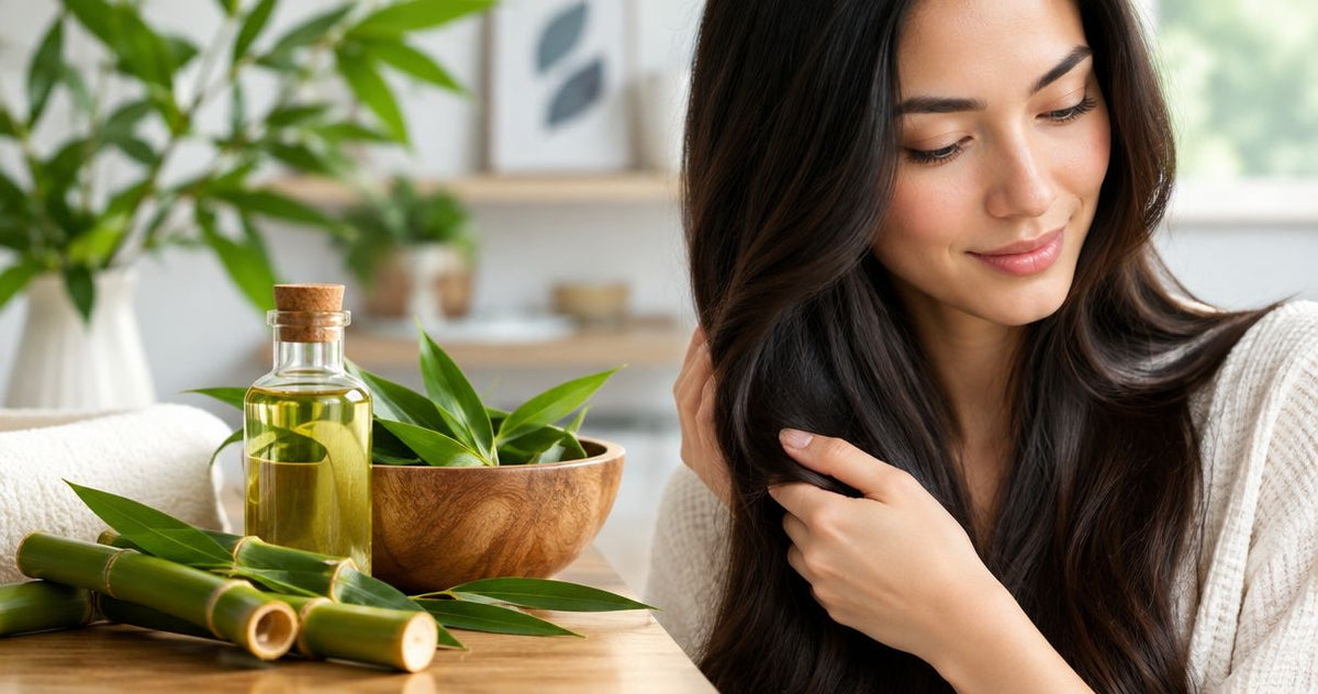 How long does bamboo leaf take to strengthen hair?