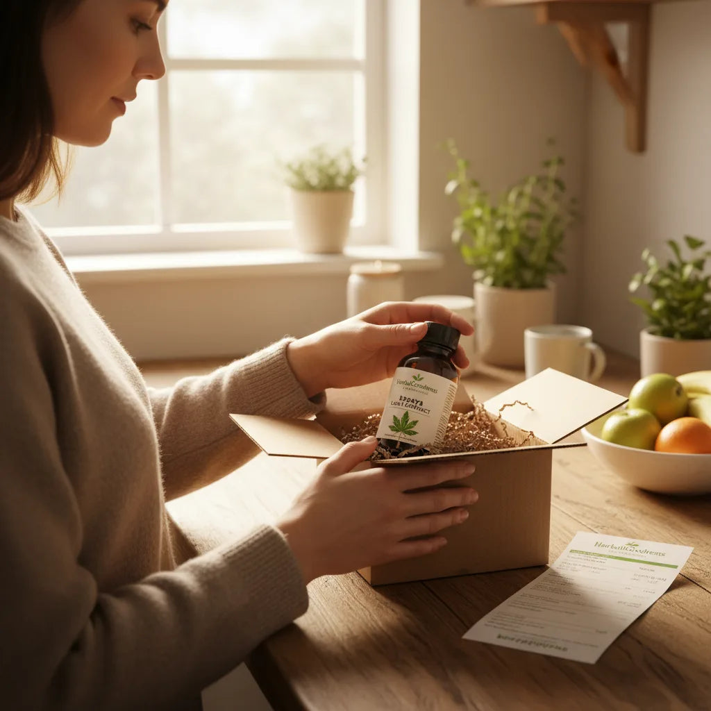 Unboxing papaya leaf extract at home