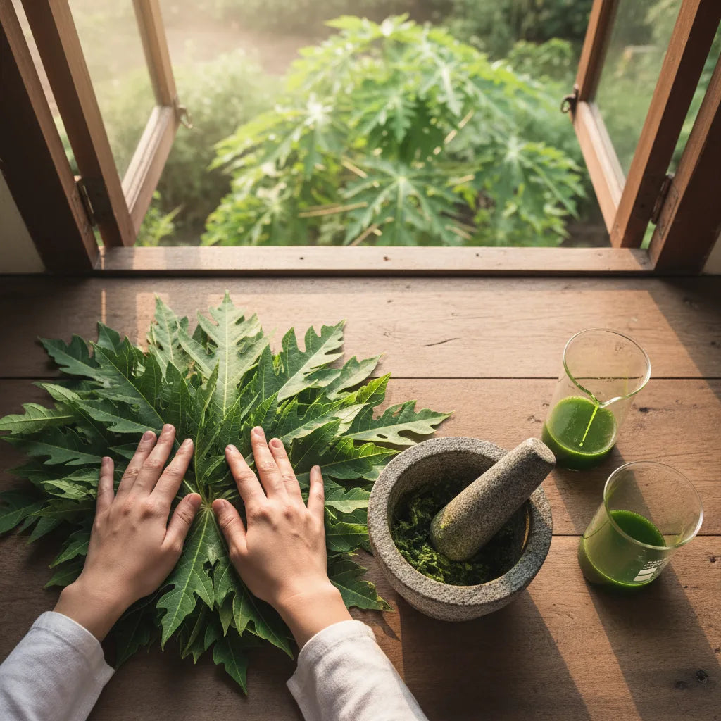 From leaf to label: How papaya leaf extract is produced and what to look for on product labels_featured_image