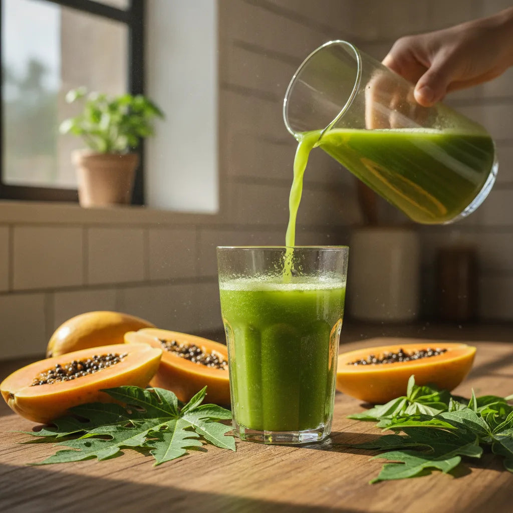 ASMR & Vegan Papaya Leaf Juice: 6 Flavor‑Forward Recipes and Kitchen Experiments_featured_image