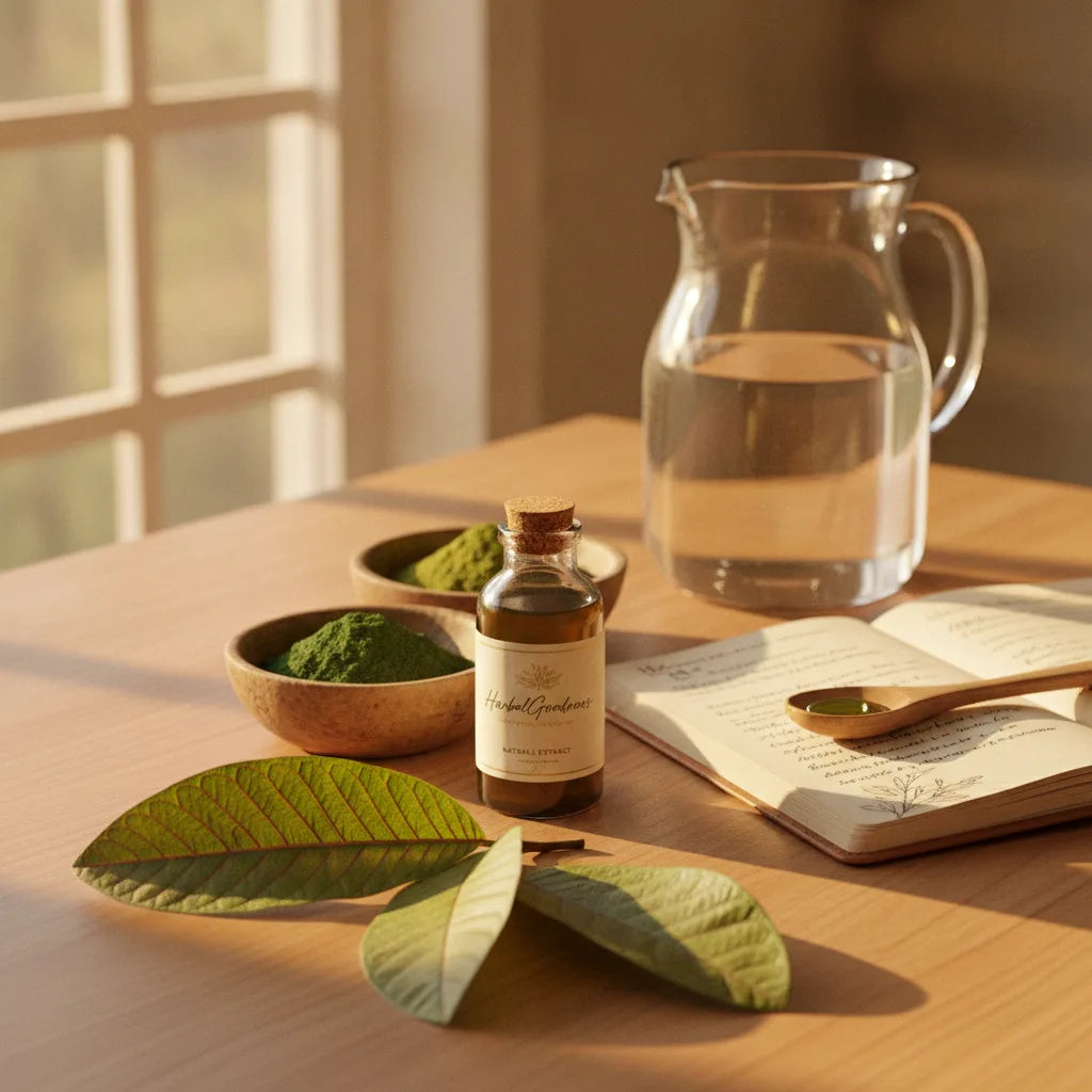 How to Blend Guava Leaf Liquid Extract with Adaptogens and Supergreens: A Flavor-First Guide for Curious Beginners_featured_image