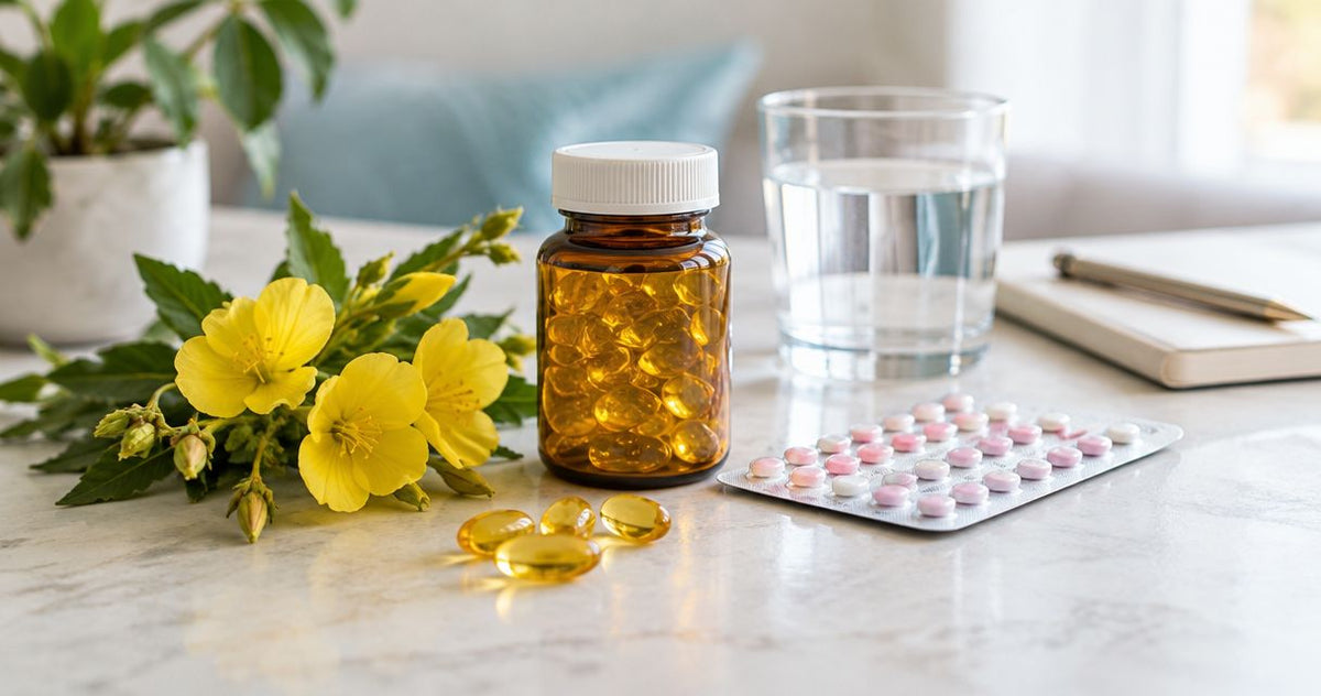 Can you take evening primrose oil with birth control?