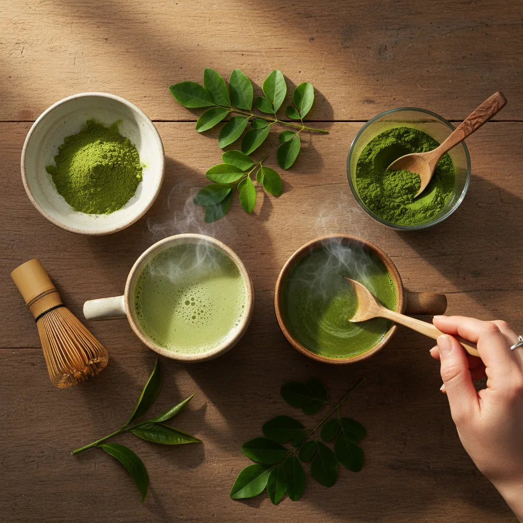 Moringa Powder vs Matcha: A Flavor‑First Guide to Choosing the Right Green Powder for Your Cup and Kitchen_featured_image