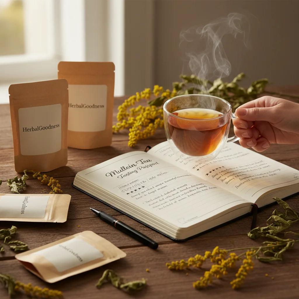 Start a Mullein Tea Tasting Passport: How to Order Small Samples Online and Compare Flavor, Cut, and Brewing Variables_featured_image