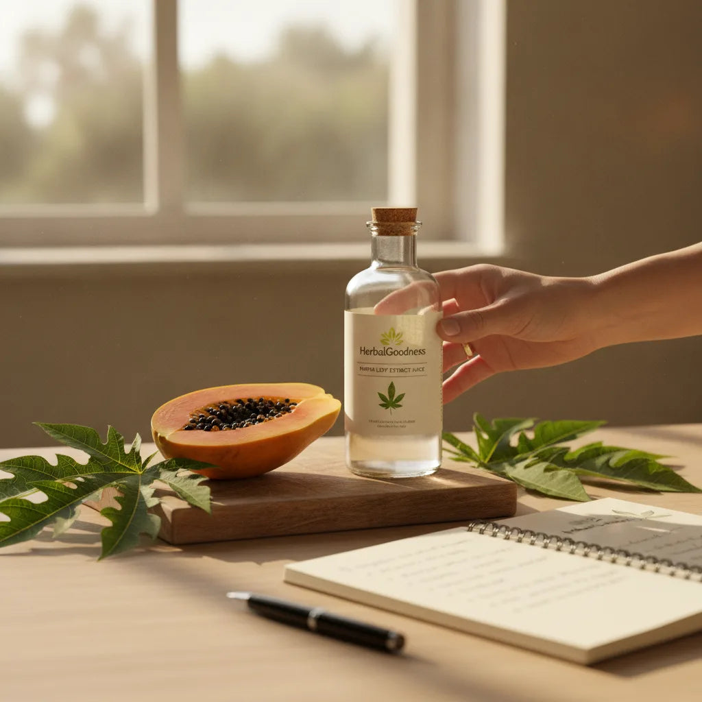 How to Read and Choose Papaya Leaf Extract Juices: A Practical Label & Processing Guide_featured_image