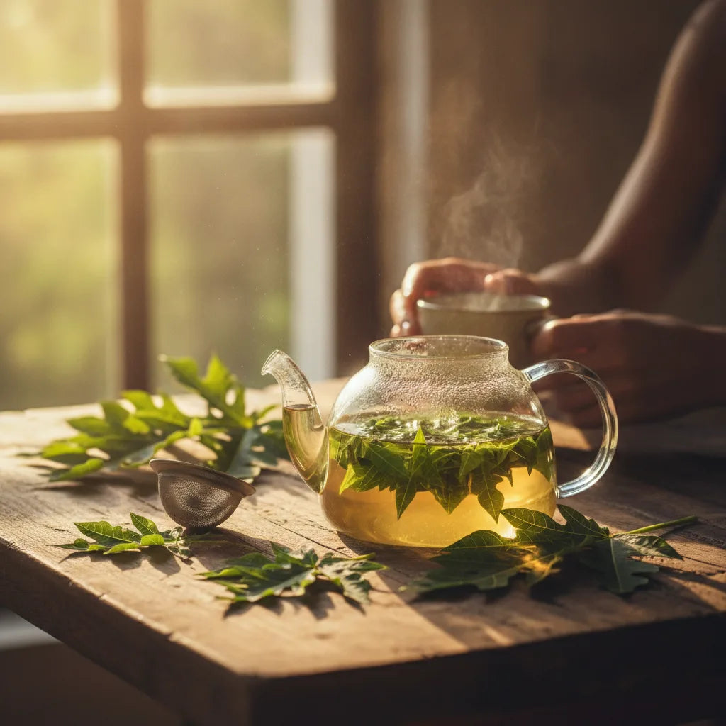 Papaya Leaf Tea Benefits for Skin: A Practical Guide to Brewing, Topical Uses, and Safety_featured_image