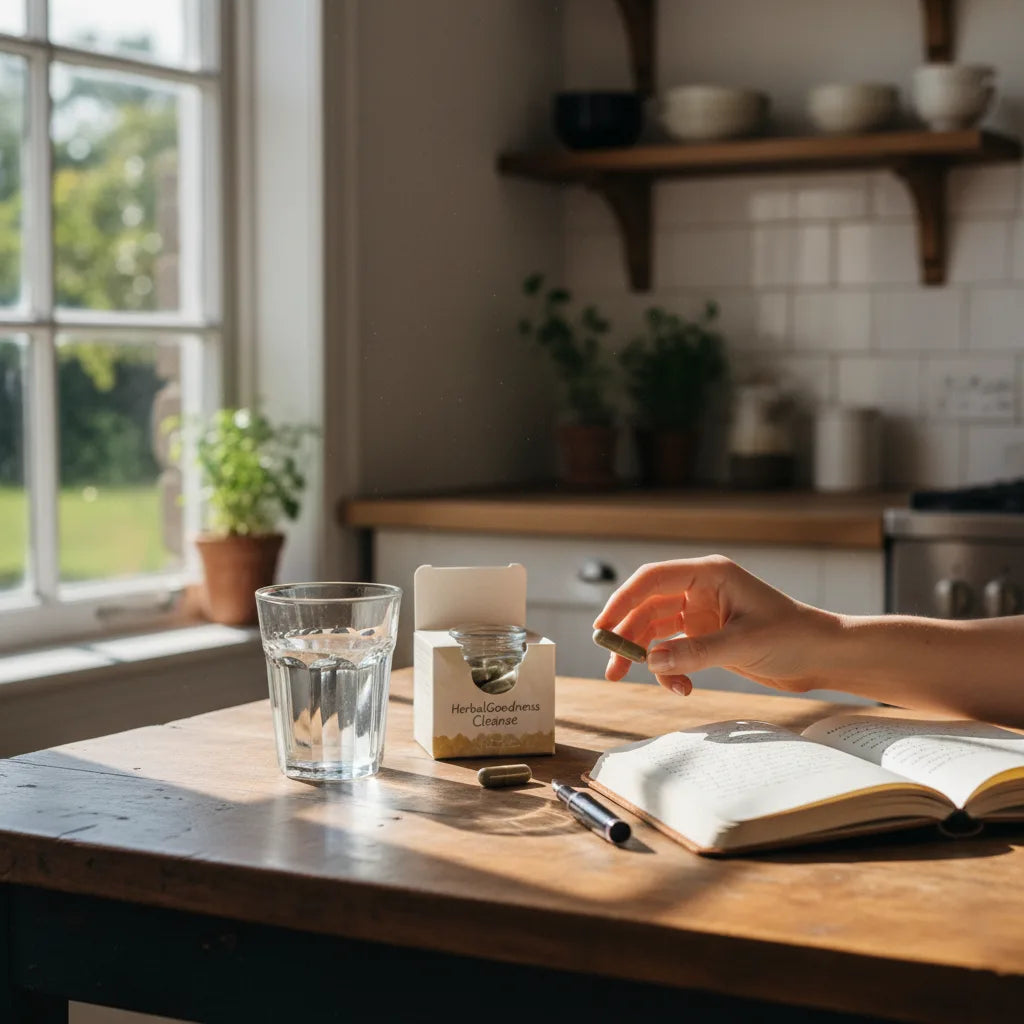 15-Day Herbal Cleanse Capsule Kit: How to Track Your Daily Routine
