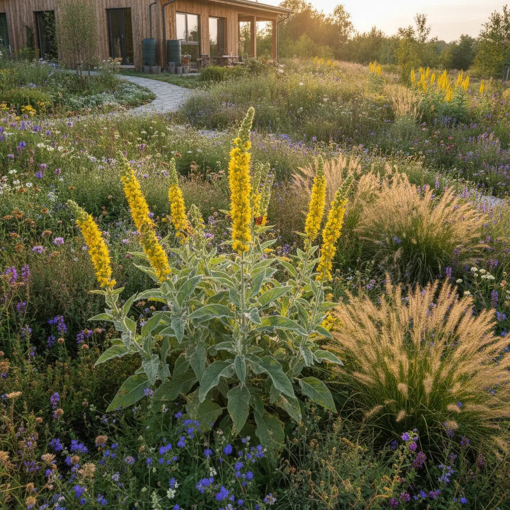 Mullein in sustainable landscaping: low‑water garden design, soil stabilization, and pollinator‑friendly planting_featured_image