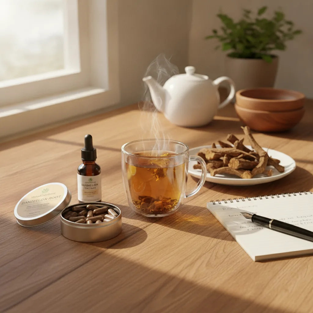 What's the most effective way to take dandelion root? A practical comparison of teas, capsules, tinctures, and roasted root_featured_image