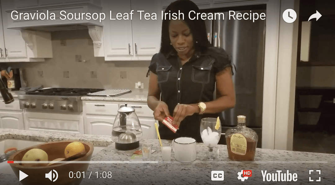 Graviola Leaf Tea Irish Cream Recipe