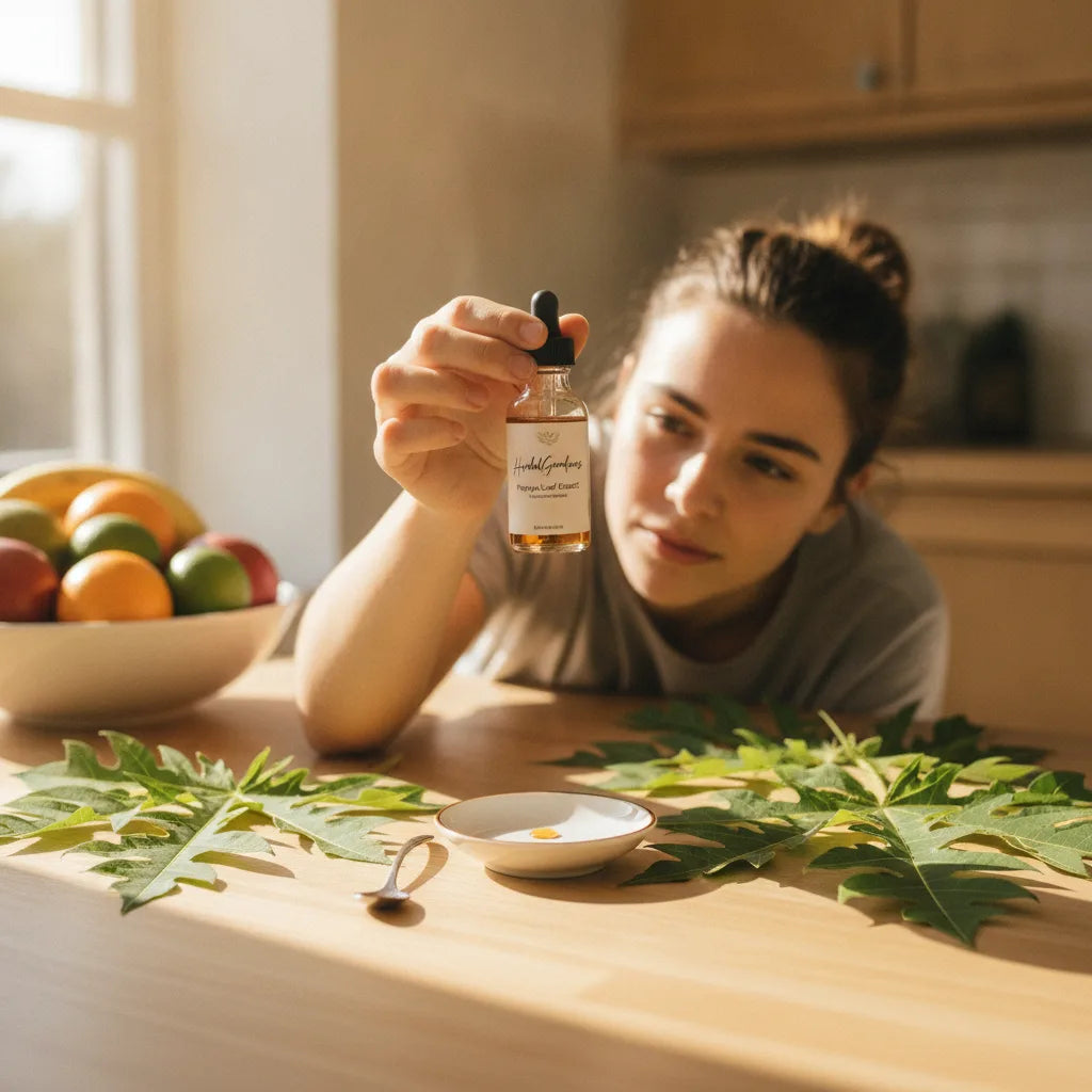 Simple at‑Home Quality Checks for Papaya Leaf Extract: Sensory & Lab‑Lite Tests for Curious Buyers and Small Makers_featured_image