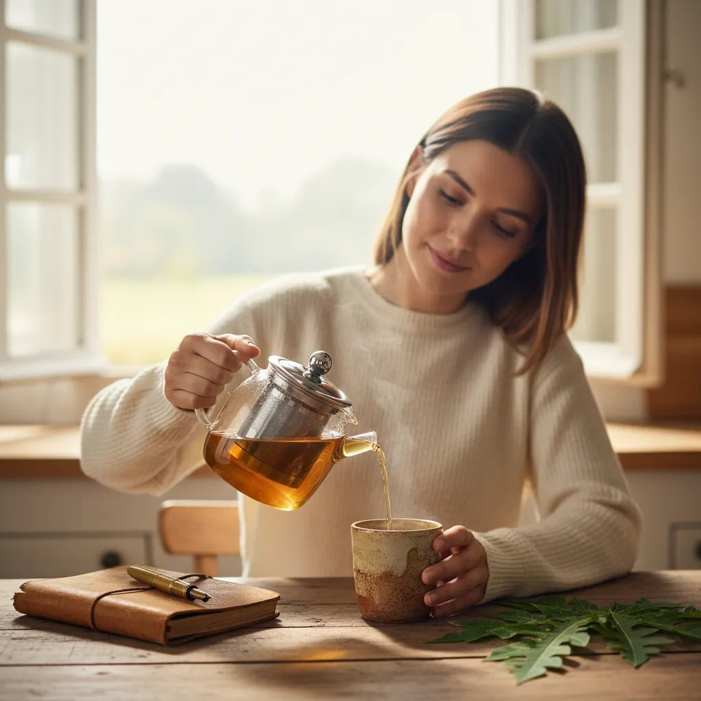 7‑Day Beginner’s Trial: How to Use Papaya Leaves for Tea and Build a Flavor Journal_featured_image
