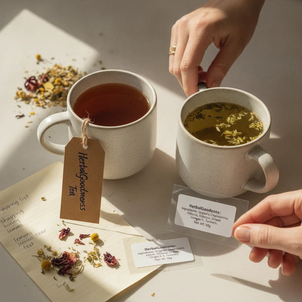 Herbal tea label literacy: decoding 'tea', 'tisane', ingredient lists, and product categories_featured_image