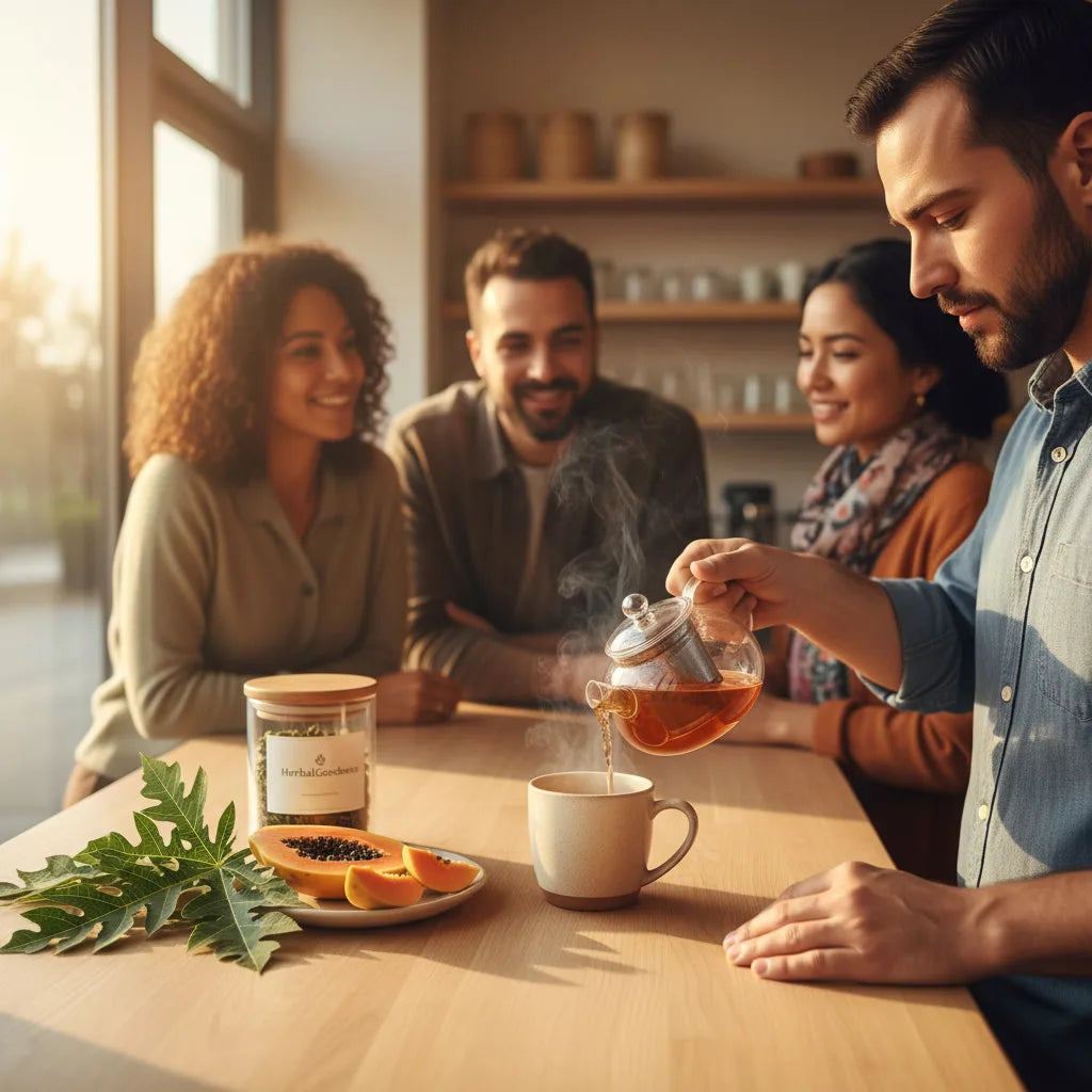 How to Add Papaya Leaf Tea to a Café Menu: Flavor Development, Brewing at Scale, and Customer Education_featured_image