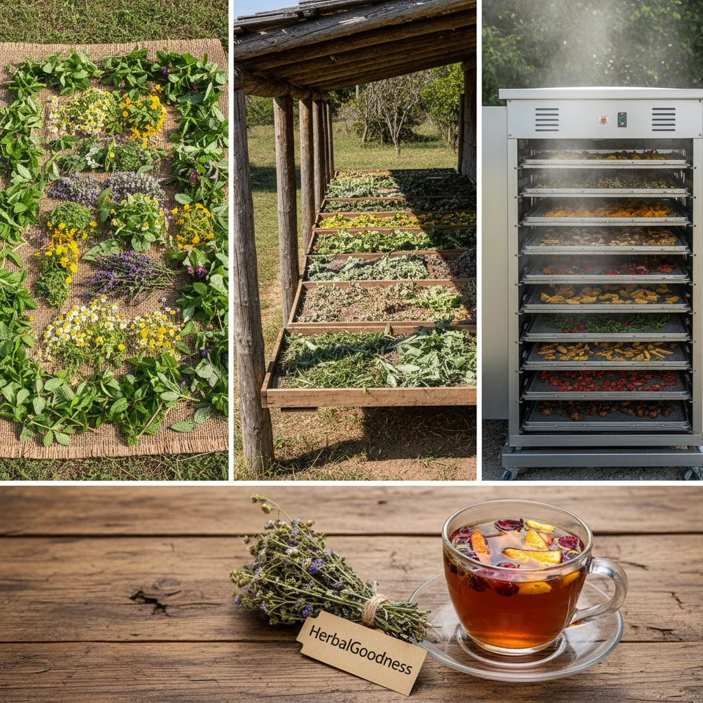Organic Herbal Tea Drying Methods: What Buyers Should Know