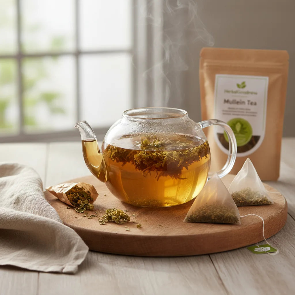 How mullein tea bag shape and material affect steeping and taste: a simple at‑home test_featured_image
