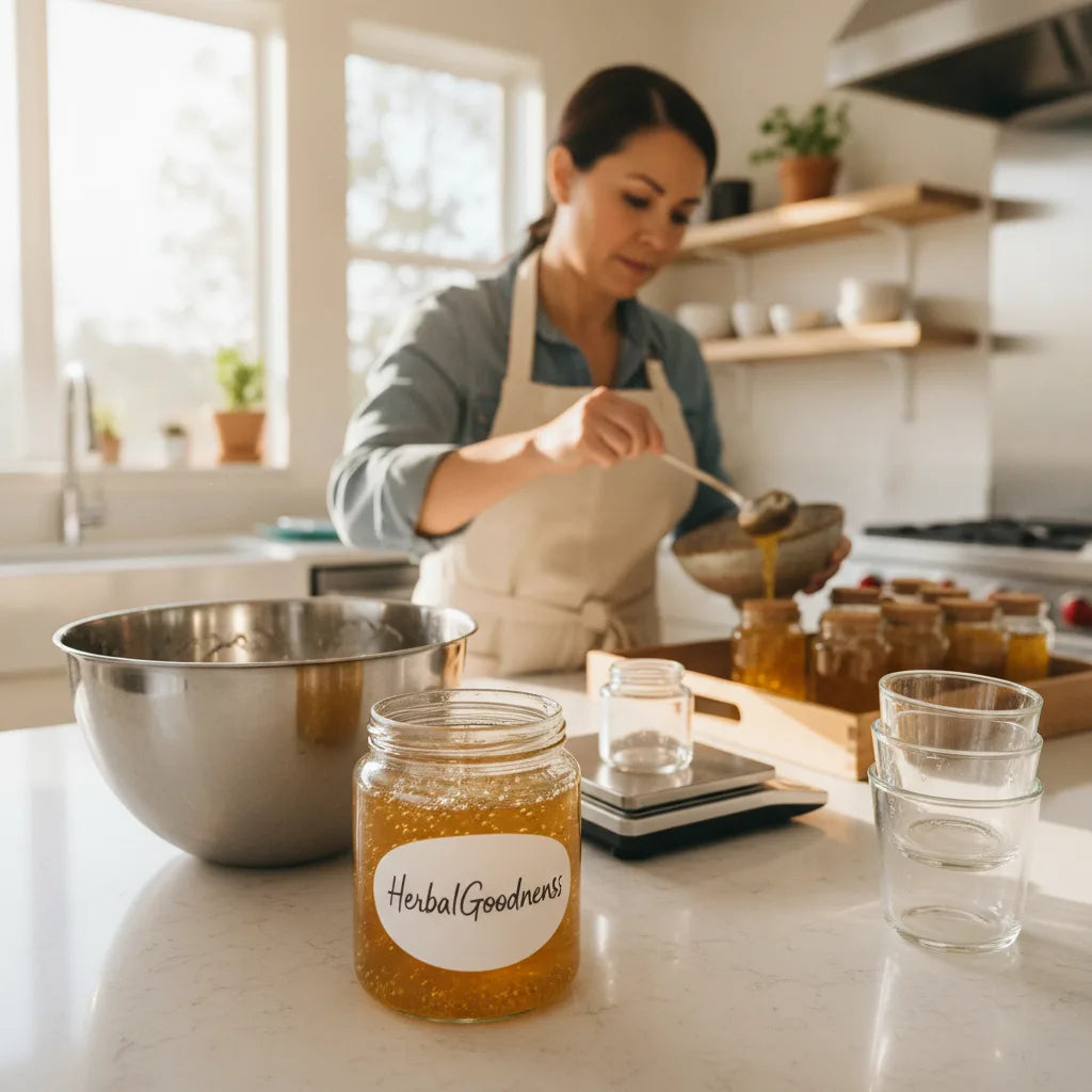Scaling Sea Moss Gel for Small-Batch Makers: recipe conversions, food‑safe prep, shelf‑life checks, packaging, and cost per jar_featured_image