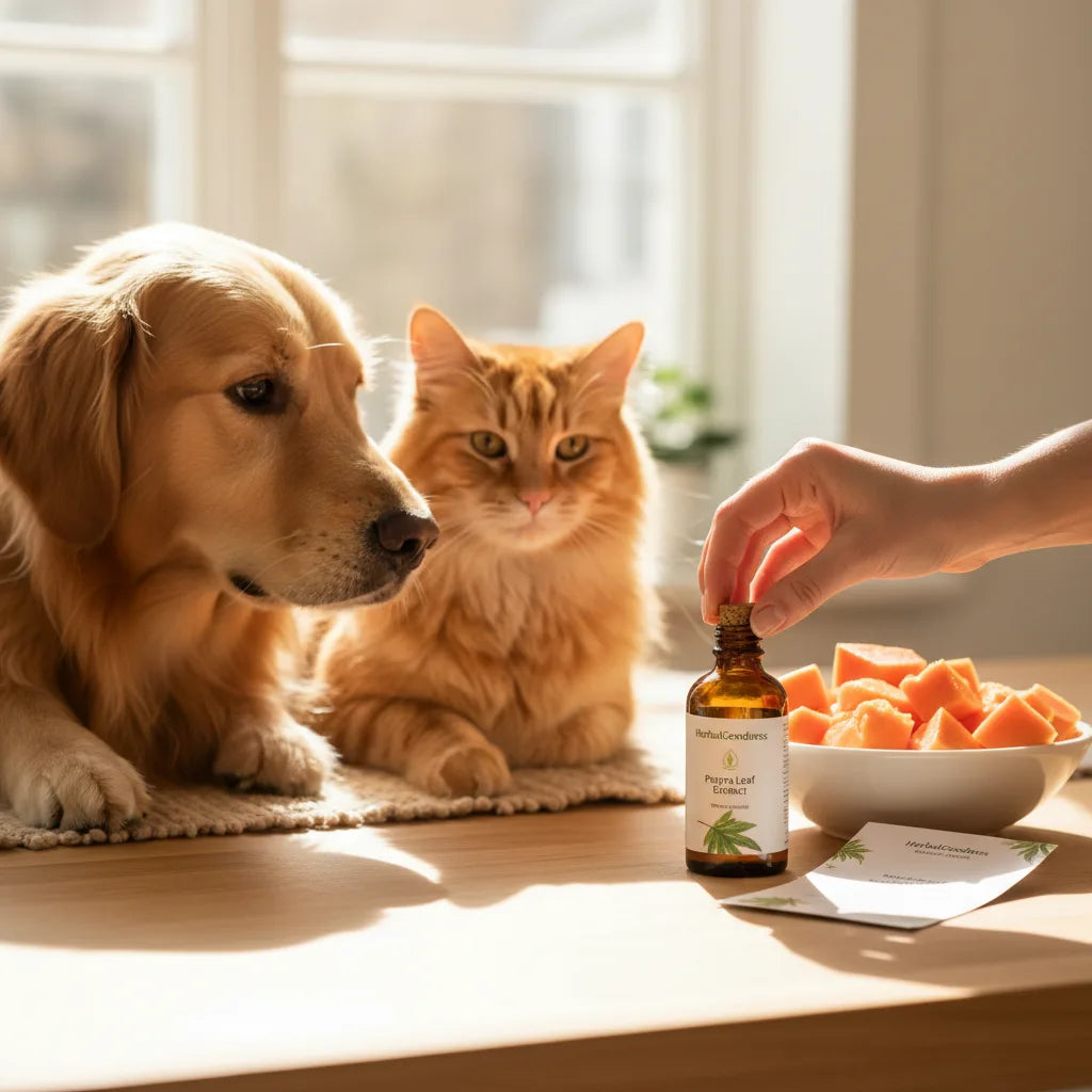 Papaya Leaf Extract for Pets: Formats, Label Guidance, and Veterinaria