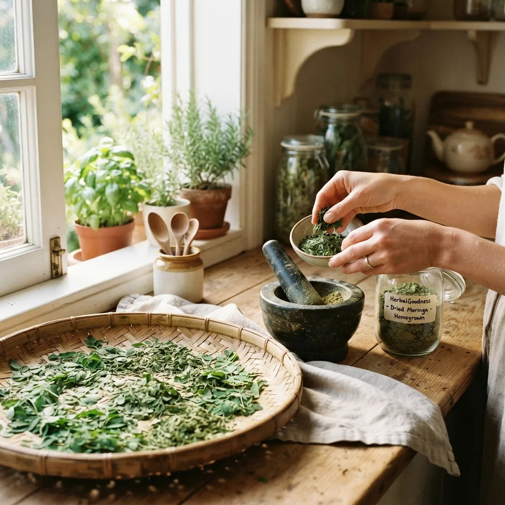 How to make moringa powder for hair growth: a safe, step-by-step DIY guide_featured_image