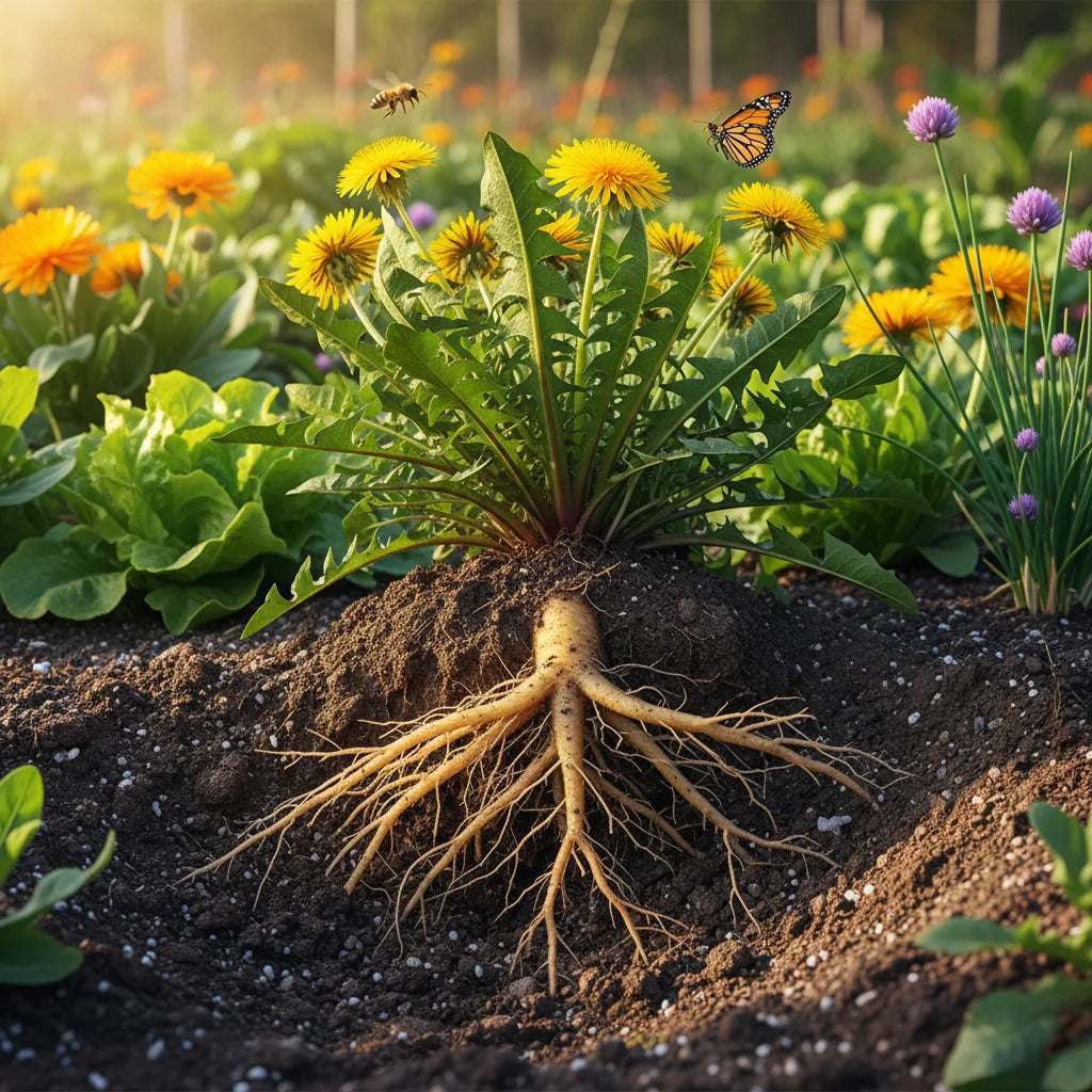 Dandelion Root and the Garden Ecosystem: How This Common Root Supports Soil, Pollinators, and Companion Planting_featured_image