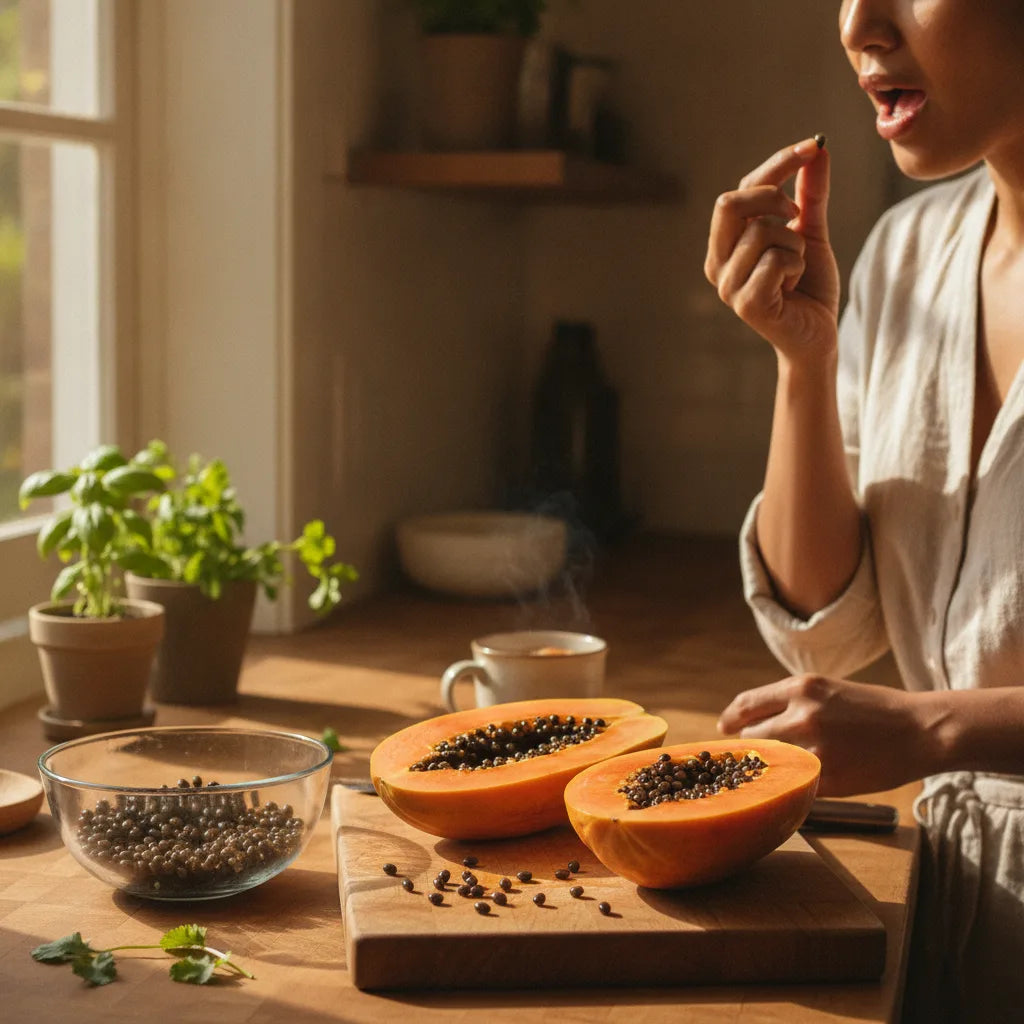 A 3‑Step Sensory & Safety Experiment: Chew vs. Swallow Papaya Seeds_featured_image