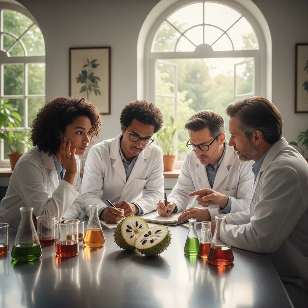 Scientists examining soursop for skin research