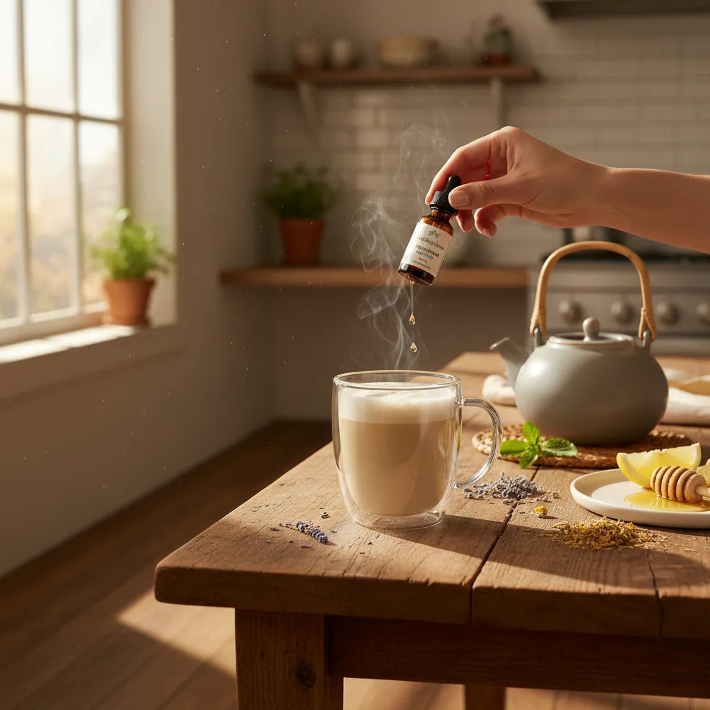 How to Use Lion’s Mane Mushroom Drops in Everyday Drinks: Lattes, Teas