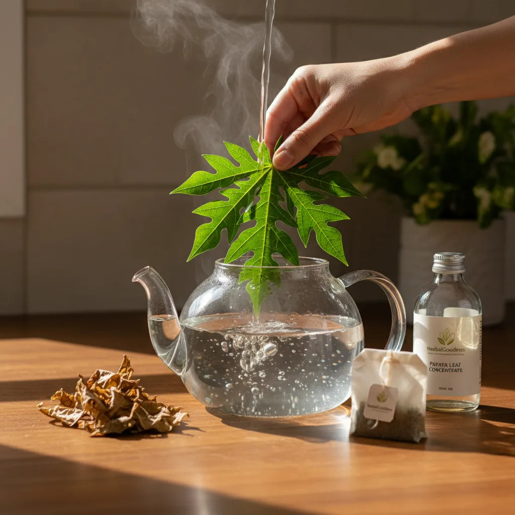 How to Use Carica papaya Leaf Tea: A Practical, Format‑to‑Cup Guide_featured_image