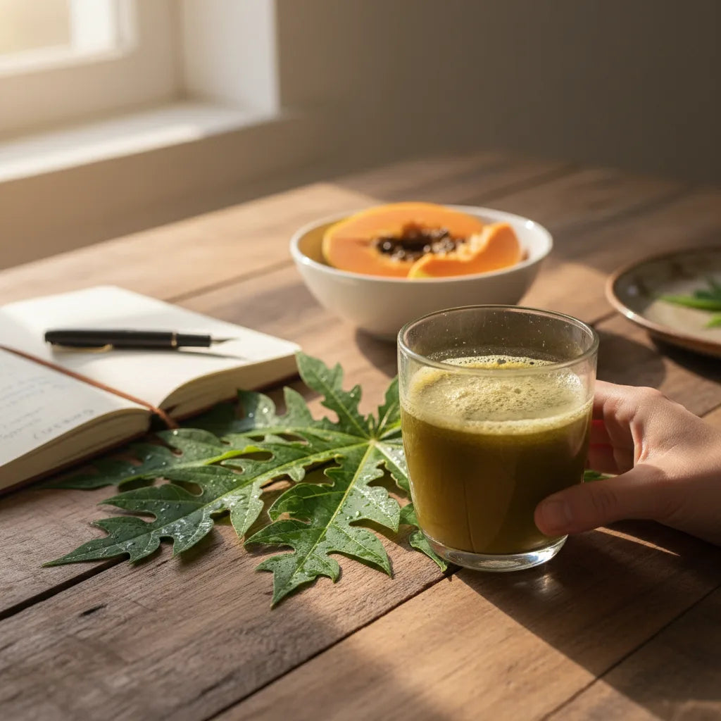 When to Drink Papaya Leaf Juice: A Practical Timing Guide for Curious Beginners_featured_image