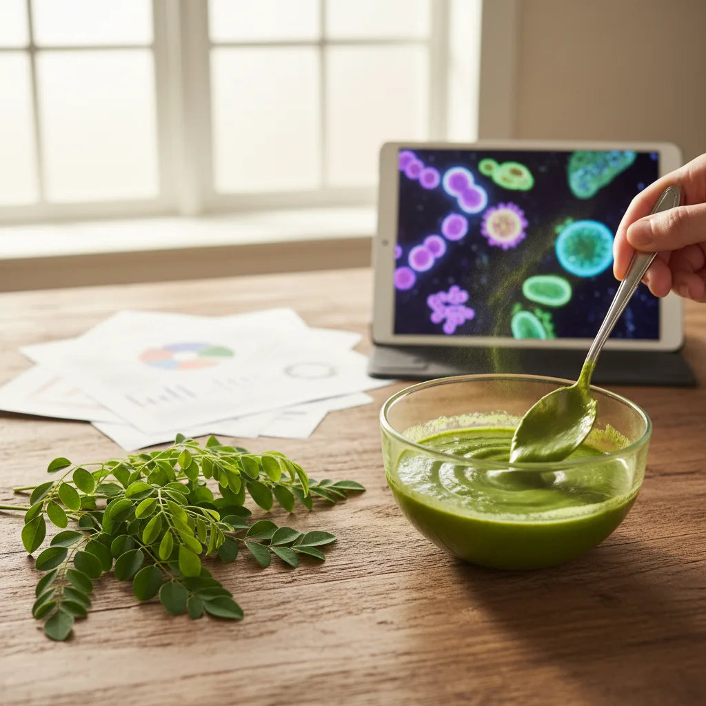 Moringa and the Microbiome: Exploring Plant Compounds