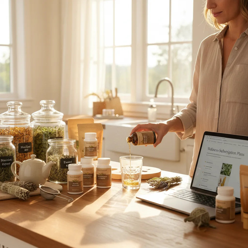 Person pours mullein extract amid bulk options