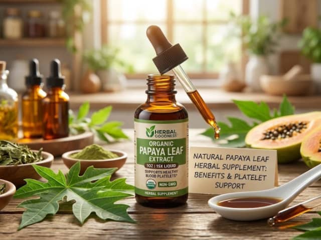 Natural Papaya Leaf Herbal Supplement: Benefits & Wellness Support