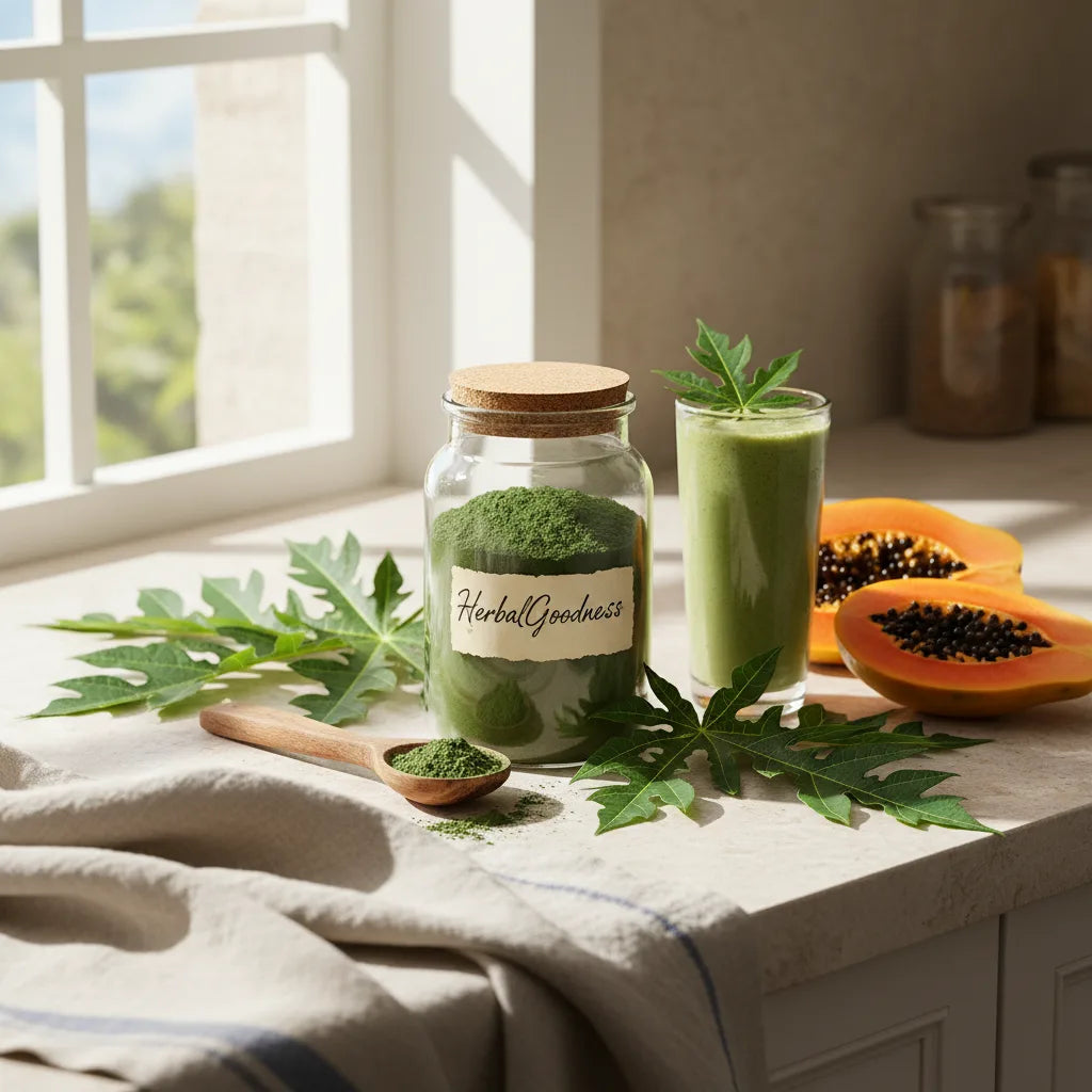 Papaya Leaf Powder: A Beginner’s Guide to What It Is, How It’s Made, and Everyday Uses_featured_image