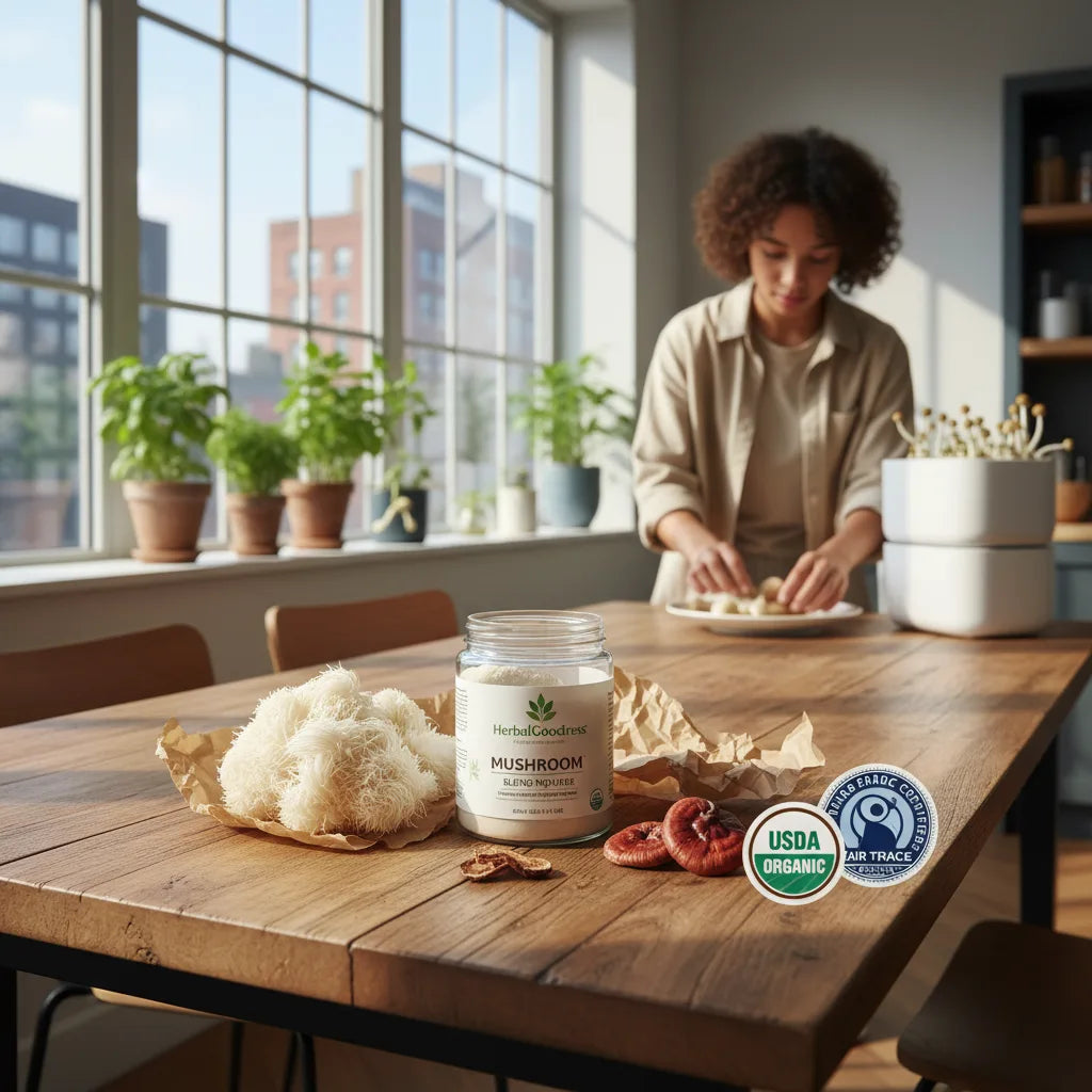 The Sustainability Story Behind Adaptogen Mushroom Blends: Sourcing ...