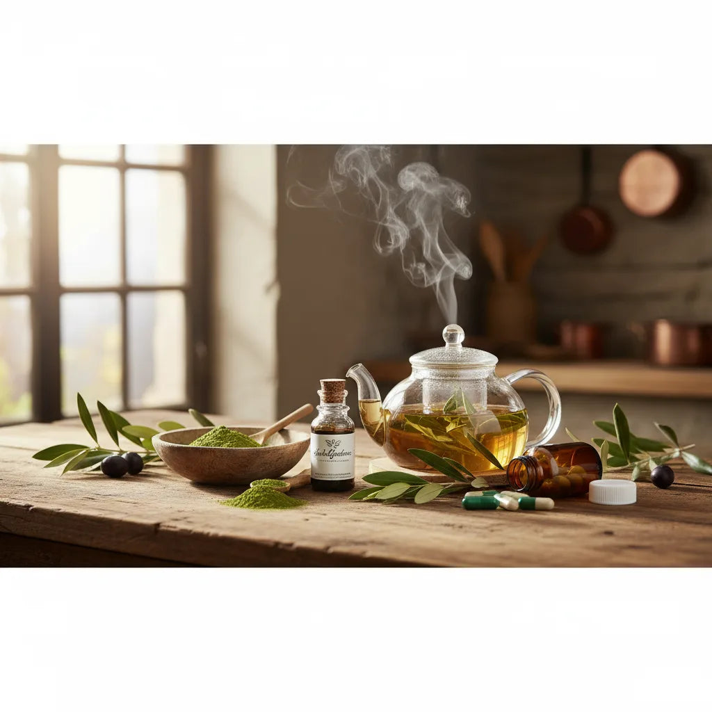 Olive Extract 101: How Olive Leaf Becomes Tea, Tincture, Powder, and Capsule_featured_image