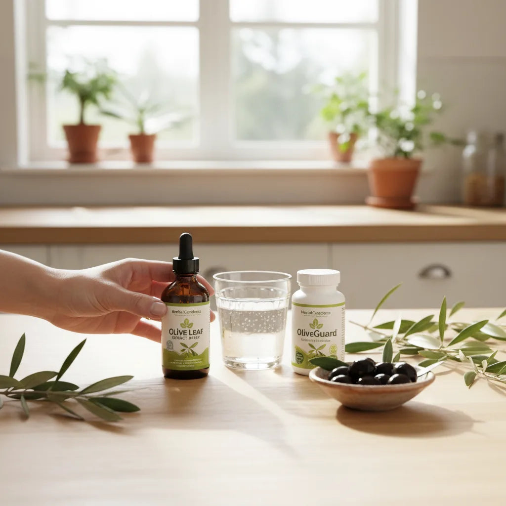 Olive Leaf Extract: Liquid Drops vs Capsules — Guide