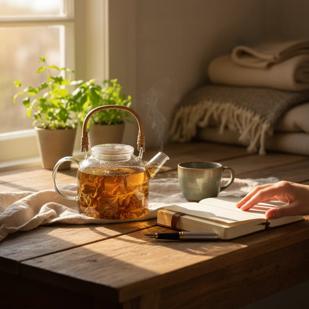 How to Build a Mindful Papaya Leaf Tea Ritual: Brewing, Tasting Notes, and a Simple Sensory Journal_featured_image