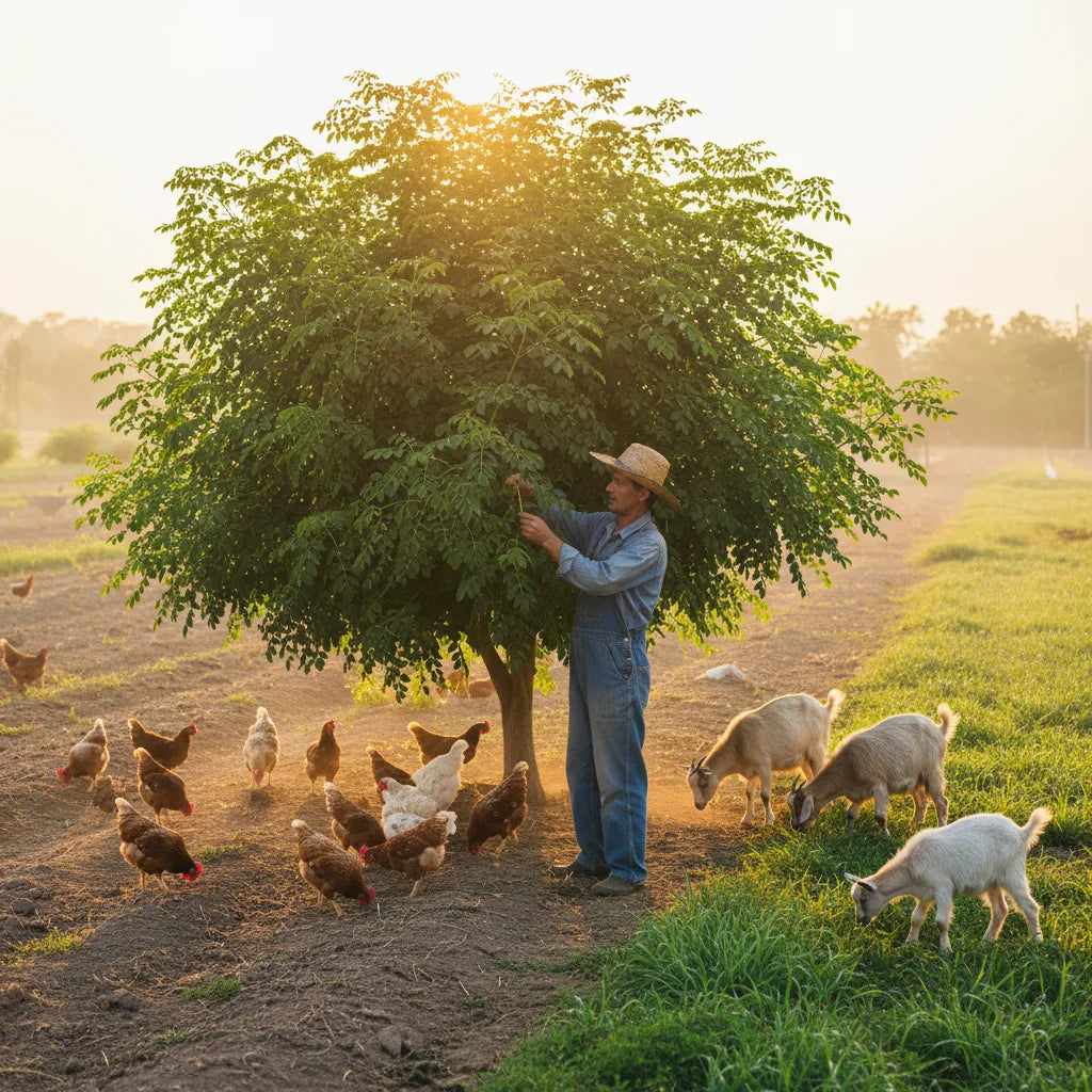 Moringa on the Small Farm: A Practical Guide to Harvesting, Drying, and Using Moringa Leaf Meal for Small Flocks and Gardens_featured_image