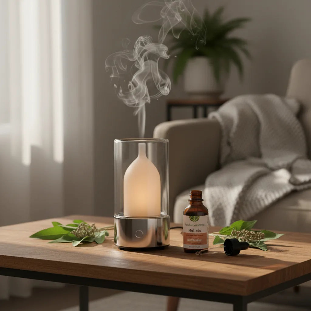 Can you use mullein drops in a diffuser? A practical guide to aromatic use, dilution, and scent pairing_featured_image