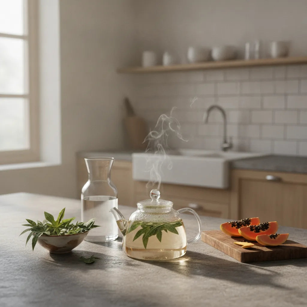 How to make papaya leaf tea: a water‑first brewing guide for balanced flavor_featured_image